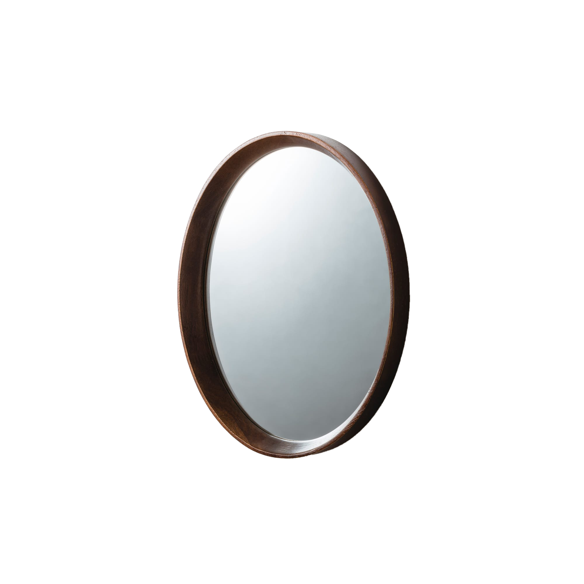 木製ラウンドミラー オーバル 425 | KB-AC019-02-G141 | ミラー | 洗面