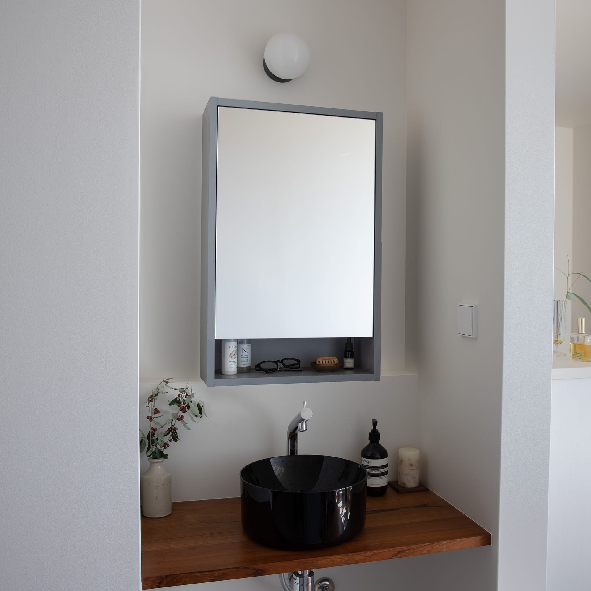 クロップドミラーキャビ サンド W460 | KB-AC025-21-G173 | ミラー