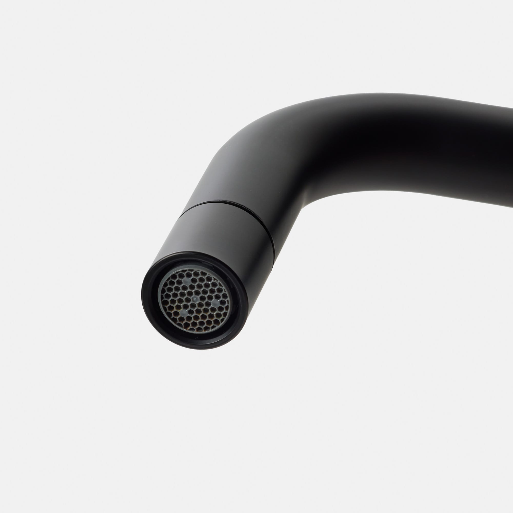 キッチン・洗面水栓 ベントネック混合栓 ブラック | KB-PT002-21-G141