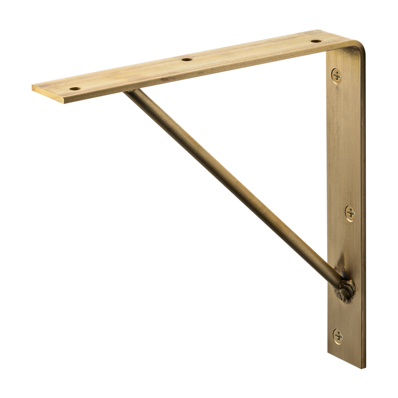 棚受け金物 真鍮 D150 | PS-BK001-07-G141 | 棚受け | 棚パーツ