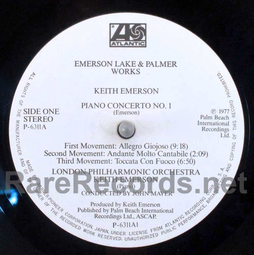 Emerson, Lake & Palmer – Works Japan 2 LP set with obi