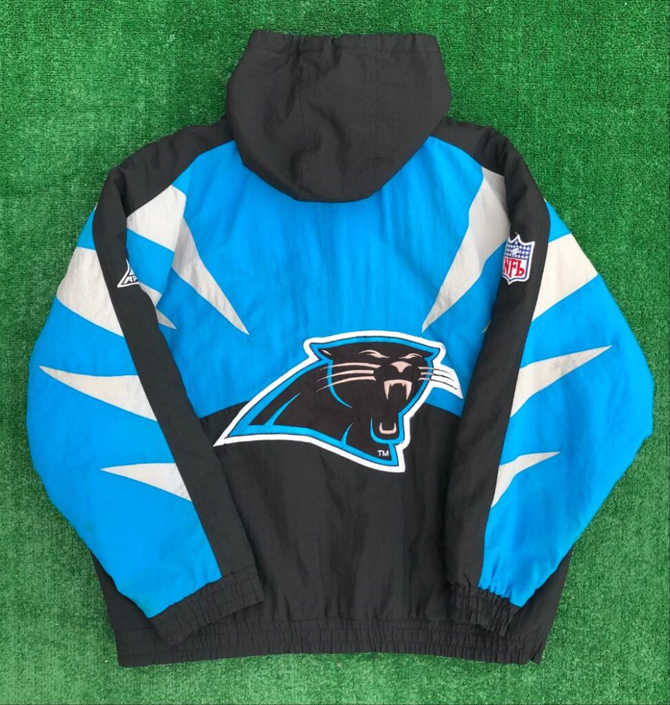 90's Carolina Panthers Apex One NFL Heavyweight Jacket Size XL