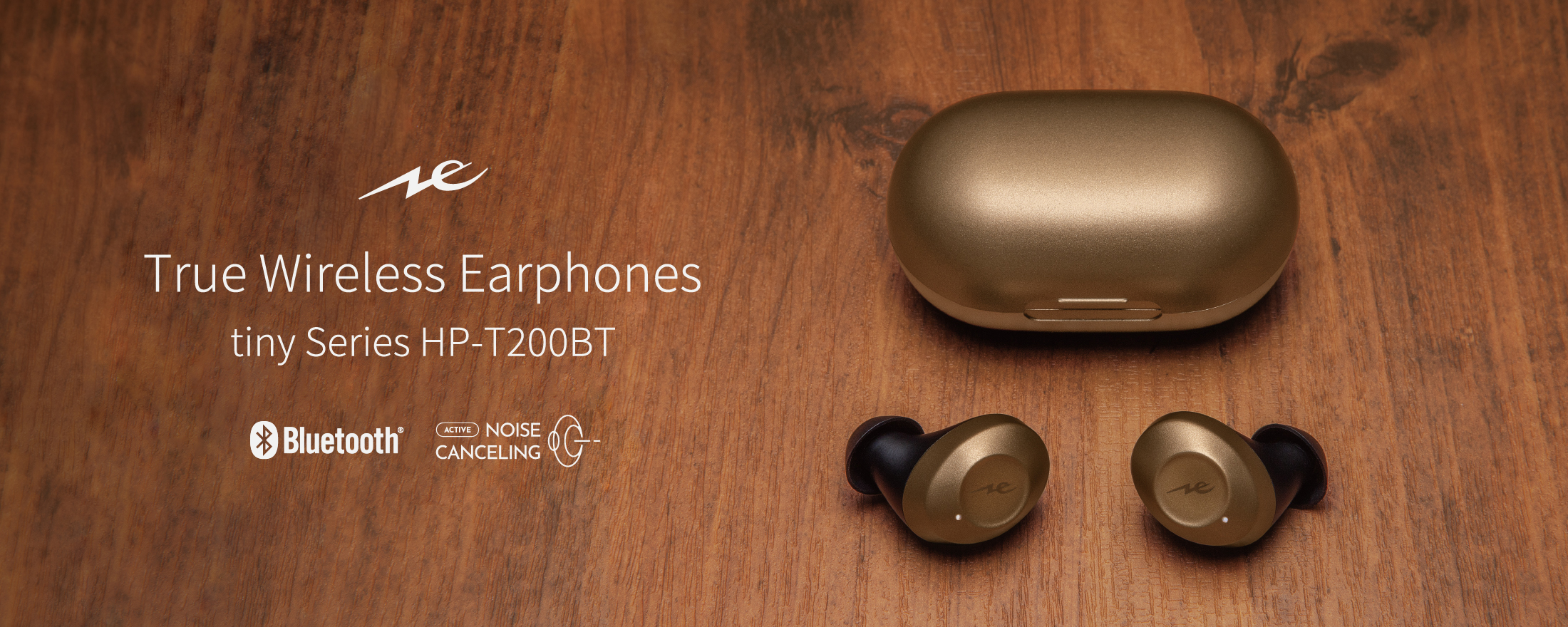 HP-T200BT ノイズキャンセリング対応 完全ワイヤレスイヤホン 軽量
