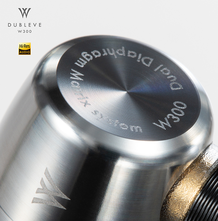 HP-W300 W(ドブルベ)シリーズ MMCX対応 ハイレゾワイヤードイヤホン