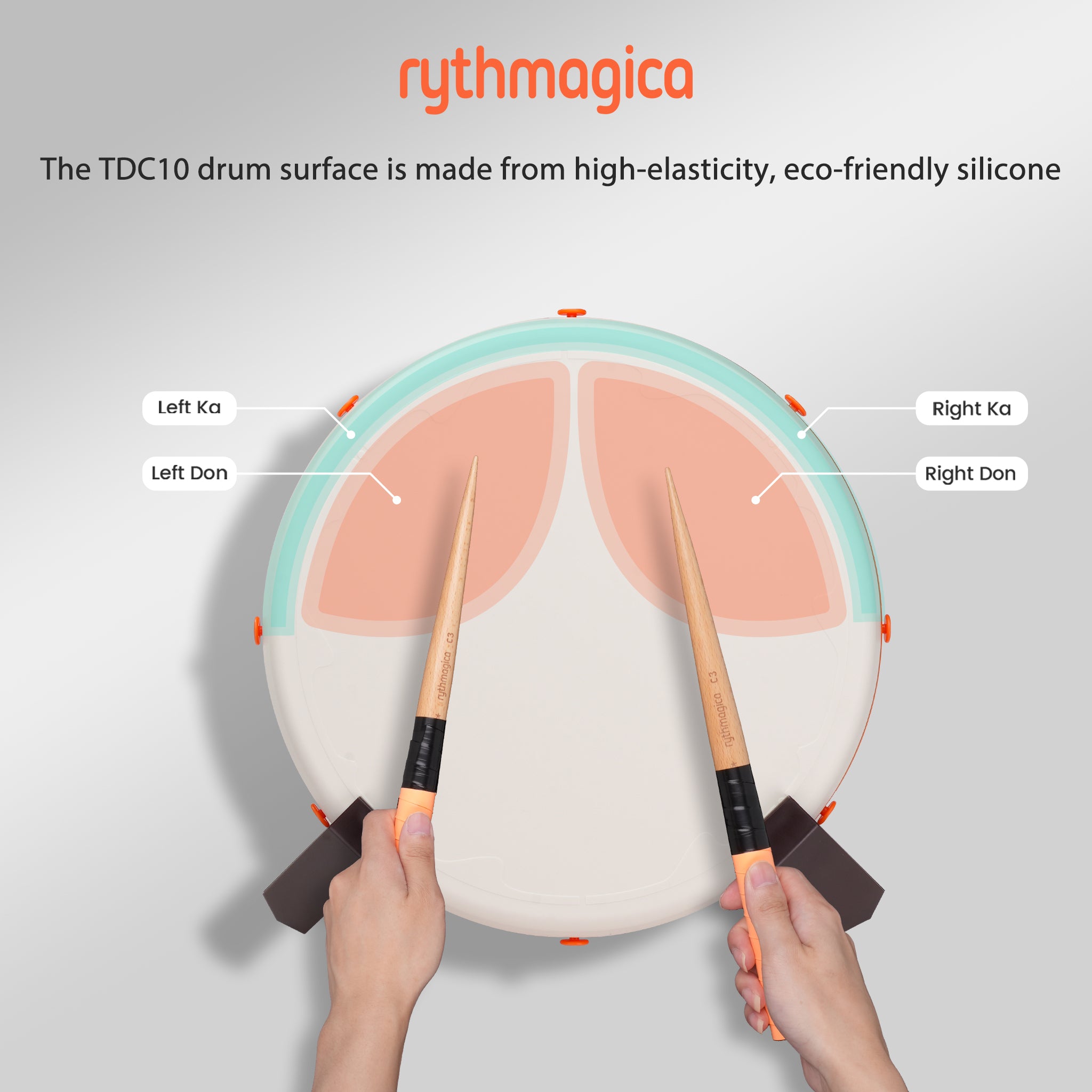 TDC10 Pro Drum Controller for Taiko no Tatsujin and Rhythm Games
