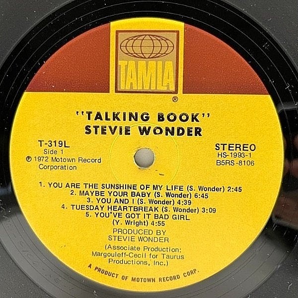 STEVIE WONDER / Talking Book (LP) / Tamla | WAXPEND RECORDS