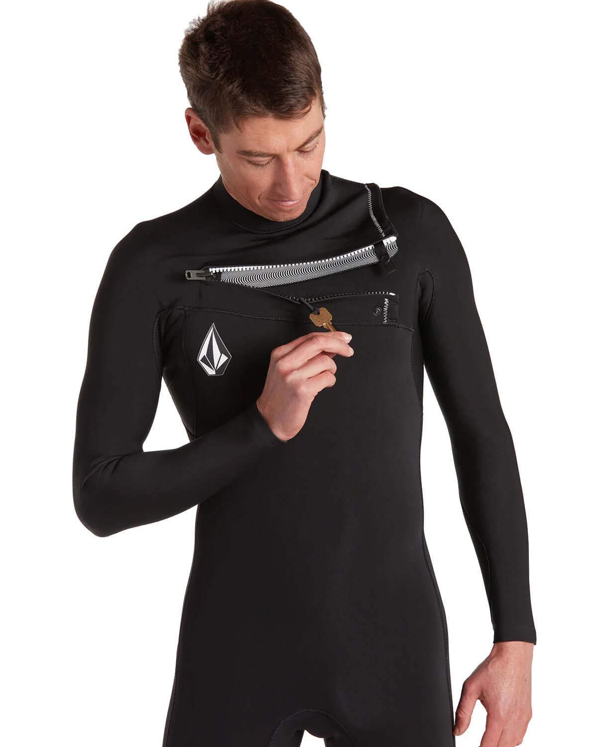 3/2mm Men's Volcom MODULATOR Chest Zip Fullsuit | Wetsuit Wearhouse