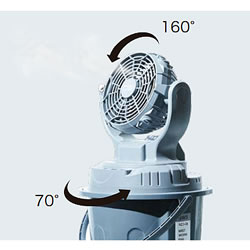 小型コードレスミストファン/M2793MST-17S | シロ産業 |