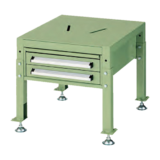 ボール盤台(キャスター付)/M39B-2CS/測定/包装/物流/専門 - 株式会社