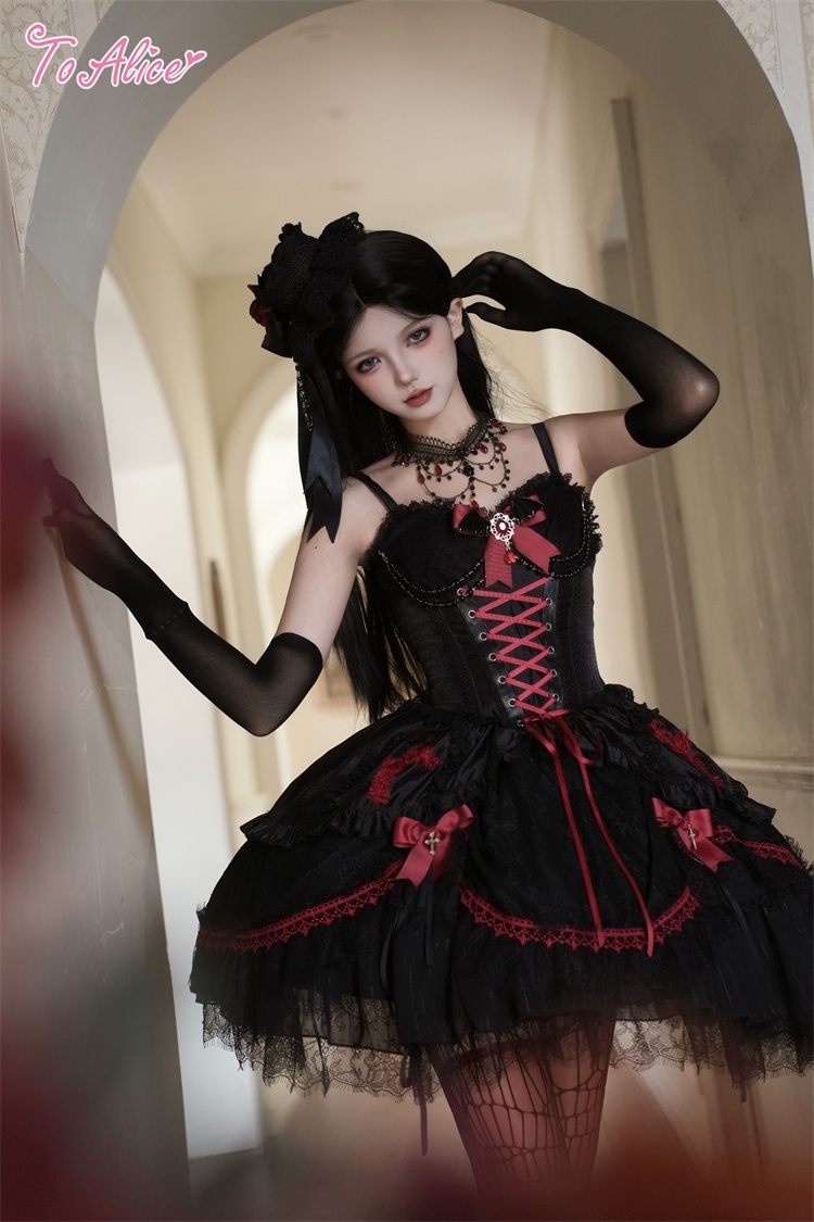 BlackShamrock】F178デビル×クロスコルセット風ドレス - To Alice