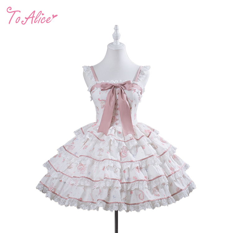 Last one】【ToAlice】L1667 Make Teddy Bearジャンパースカート【30