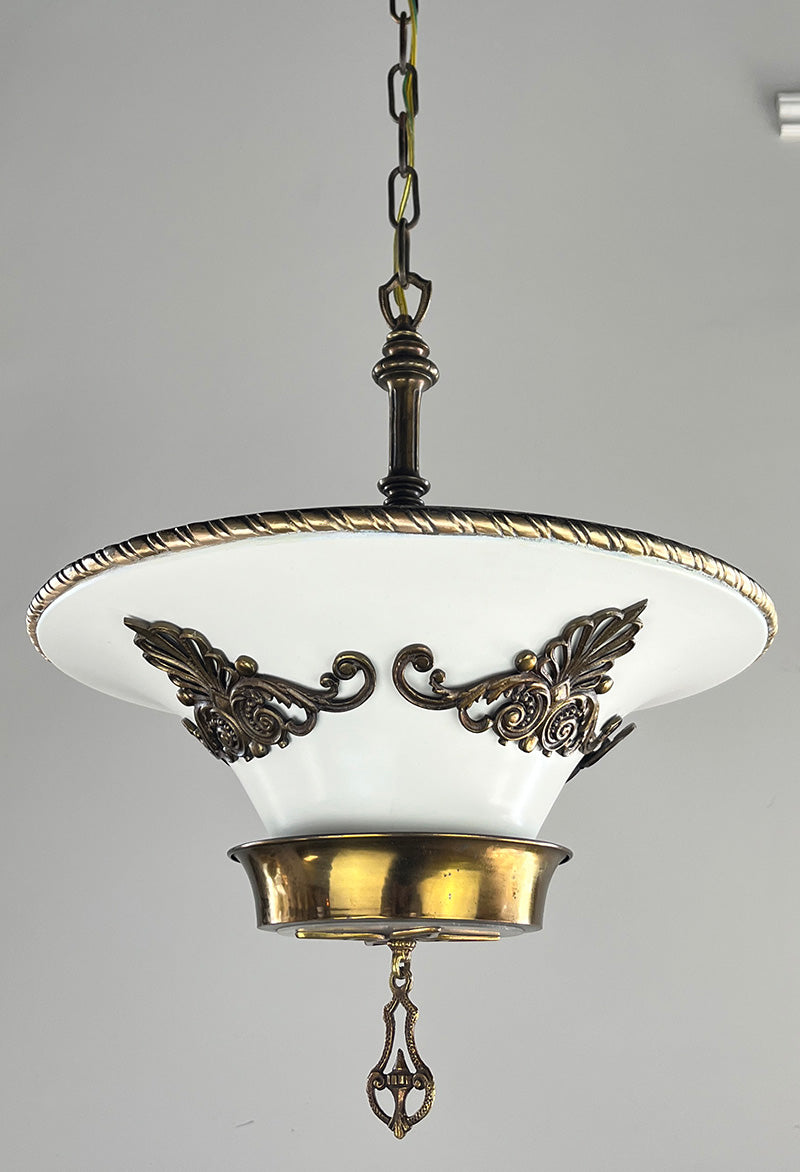 Antique Circa 1930 Art Deco Theatre Light - Turn of the Century