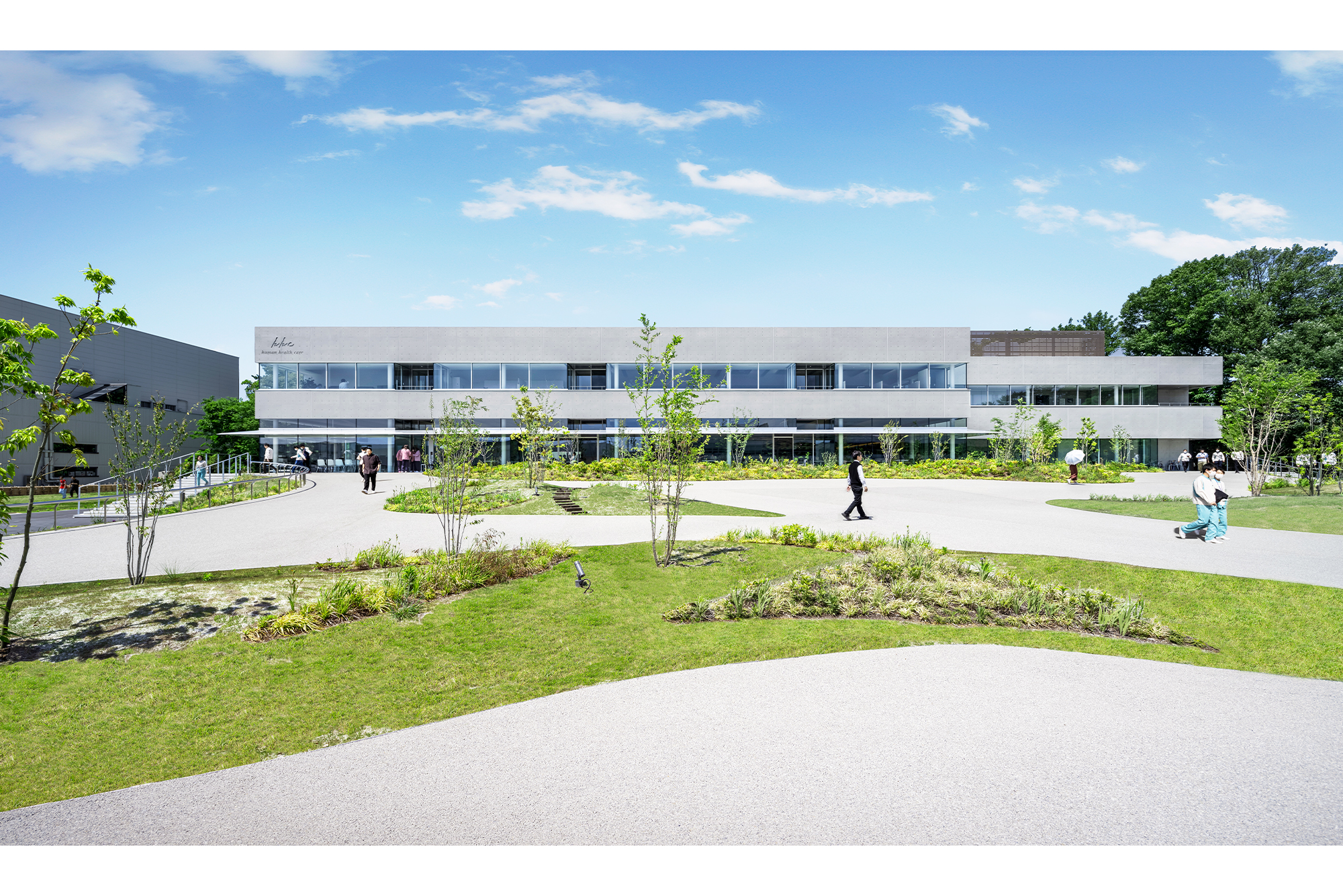 エーザイ川島工園カフェテリア・管理棟│de'-TAISEI DESIGN│大成建設