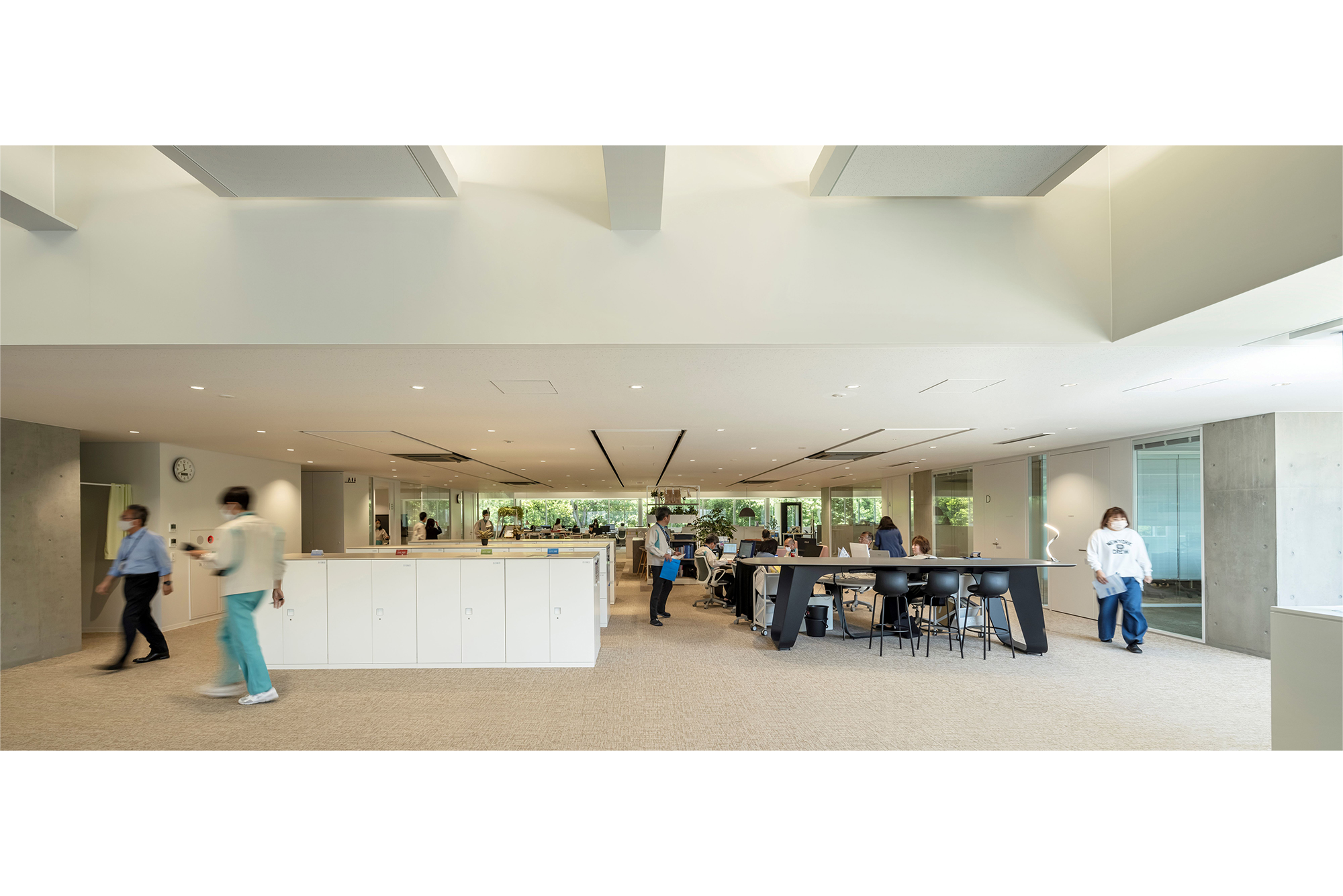 エーザイ川島工園カフェテリア・管理棟│de'-TAISEI DESIGN│大成建設