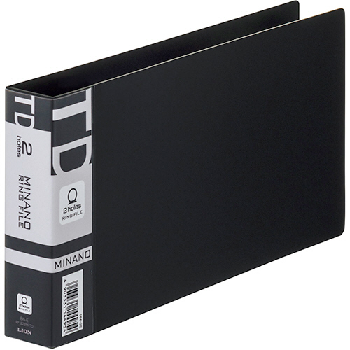 たのめーる】ライオン事務器 リングファイル MINANO(ミナノ) A5ヨコ 2