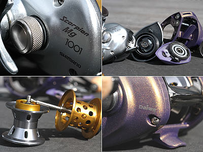 Shimano Scorpion MG, Daiwa Alphas - Japanese fishing reels