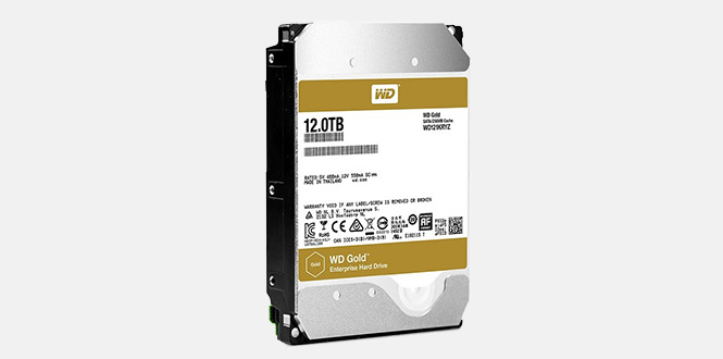 高耐久Enterprise向けハードディスクドライブWD Gold 12TBの取り扱いを