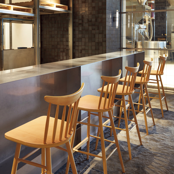 セトルカウンター カウンターチェア クレス（CRES）｜店舗家具ピースワーク