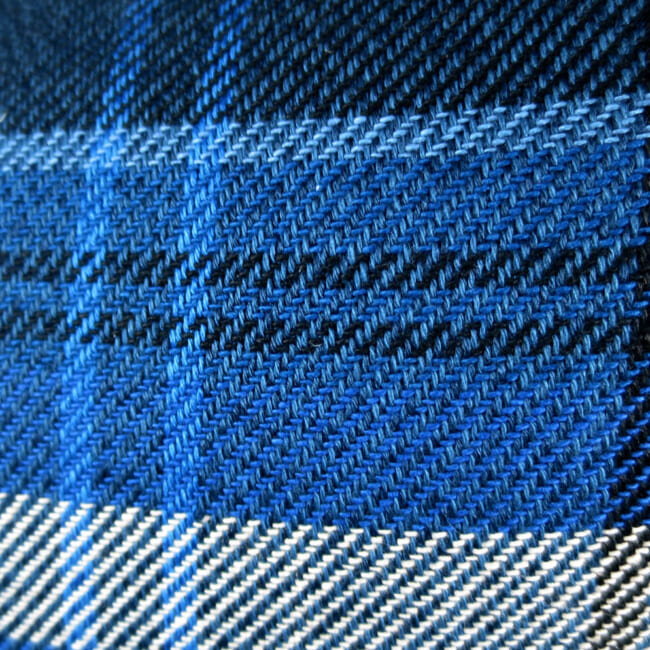 BrookHill ラルフローレン クッションカバー インディゴチェック 50