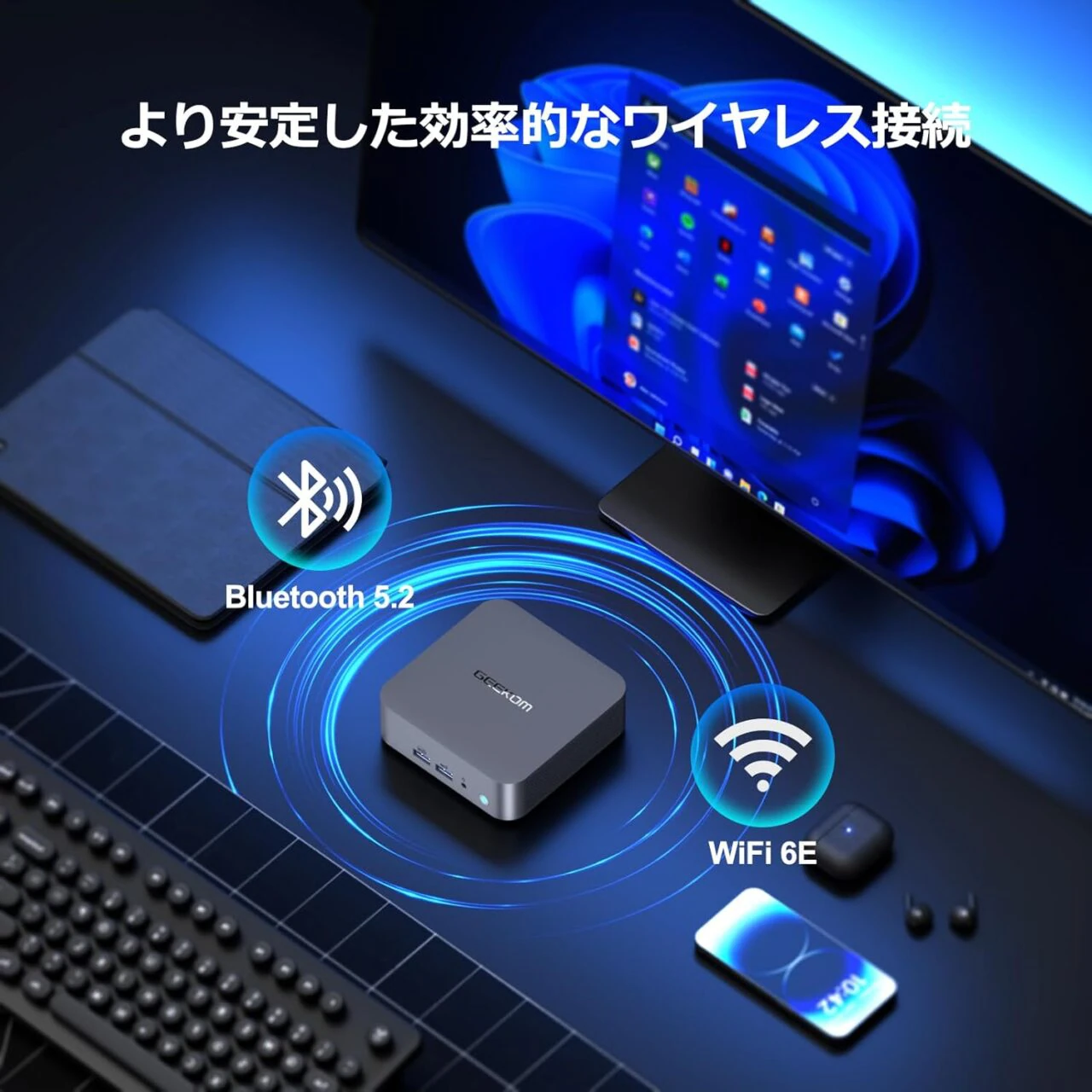 GEEKOM GT13 Pro』レビュー、USB 4 Gen 3搭載、高級感のあるデザインも