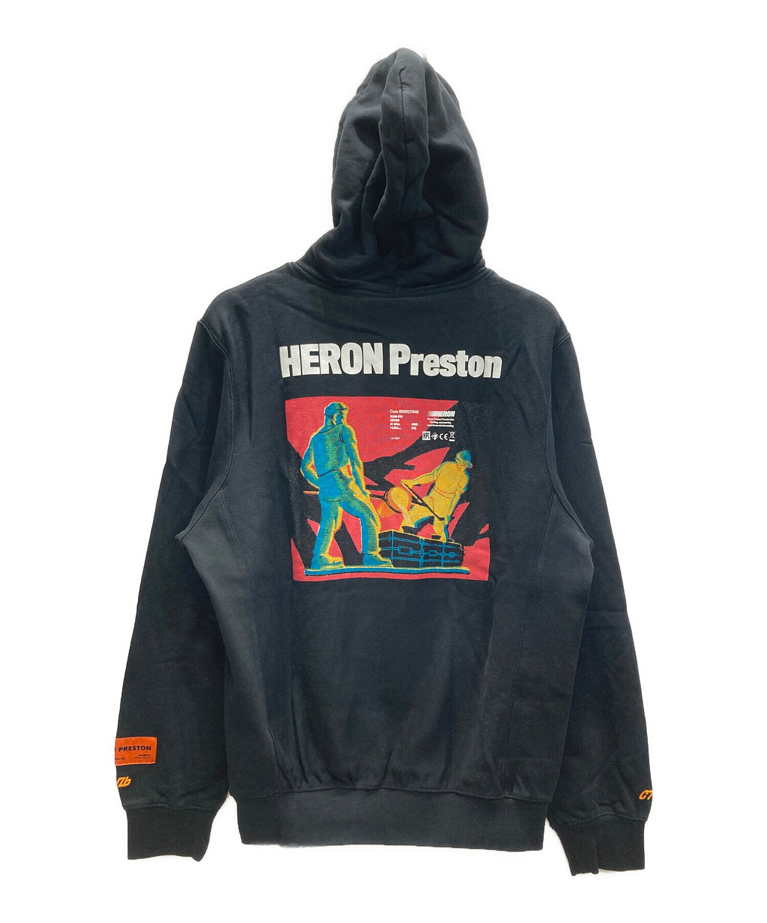 中古・古着通販】HERON PRESTON (ヘロンプレストン) プリントパーカー