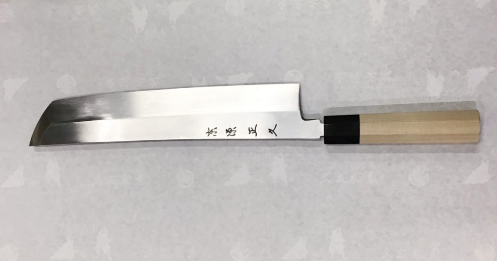 鱧(ハモ)の骨切り専用の「鱧切包丁」｜東京築地の老舗包丁店 東源正久
