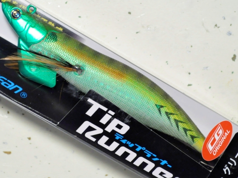 クレイジーオーシャン ティップランナー 3.5号：＃CG04 アジ・グリーン