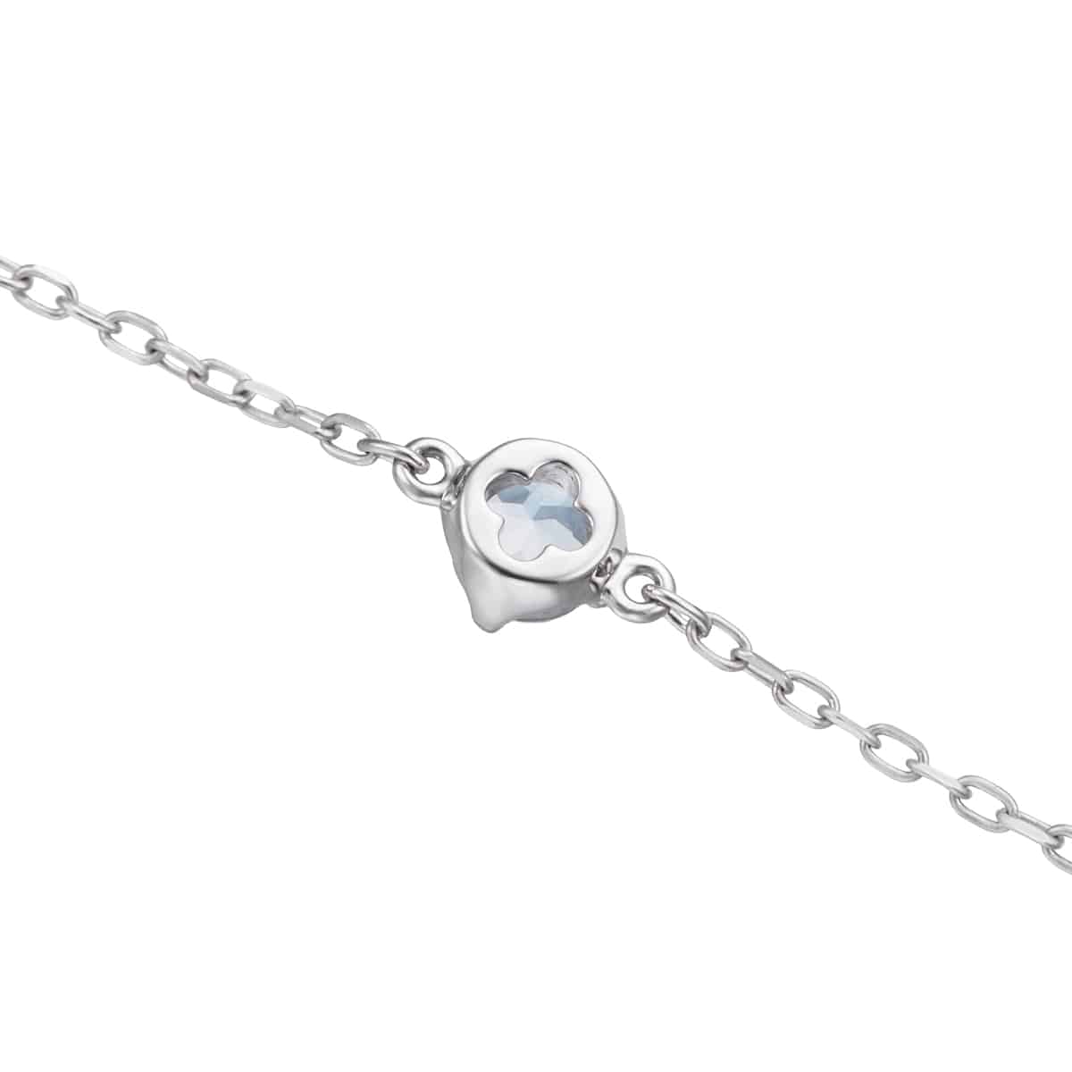 K10ホワイトゴールドブルートパーズブレスレット(RBL658)|TSUTSUMI