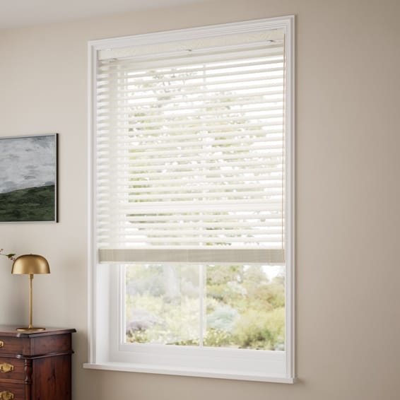 クール ホワイト ウッドブラインド