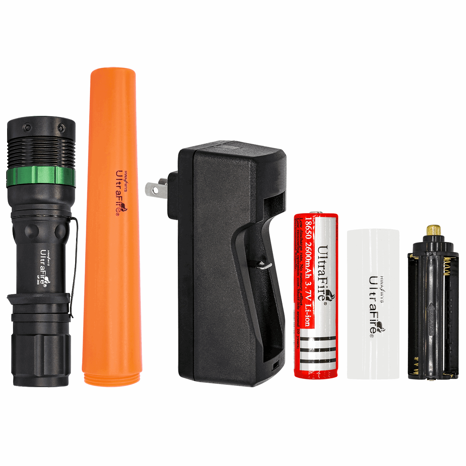 UltraFire UF-303 Traffic Wand - 250 LUMENS | 3 MODES | 10 HOURS