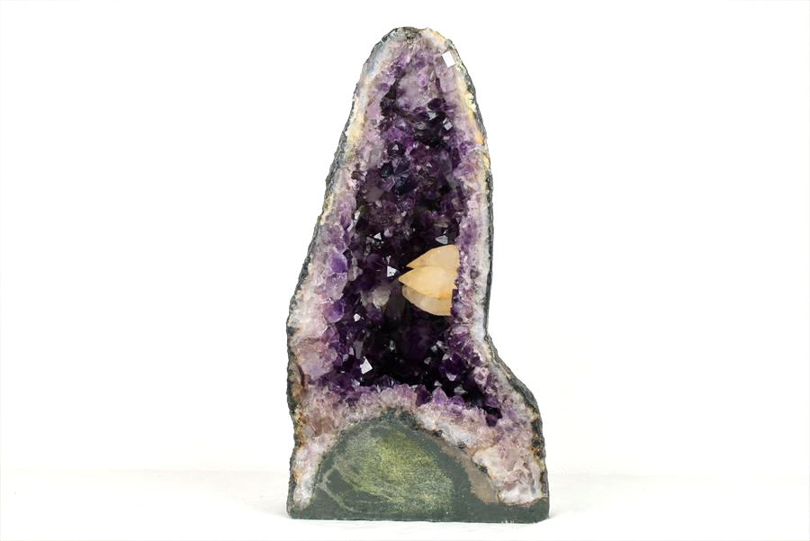 アメジストドーム 背面セメント加工無し｜原産地より直輸入｜紫水晶
