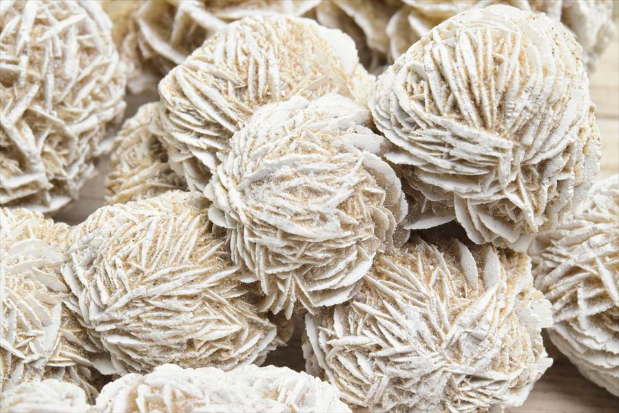 デザートローズ（砂漠の薔薇） クラスター原石｜小さめ｜セレナイト