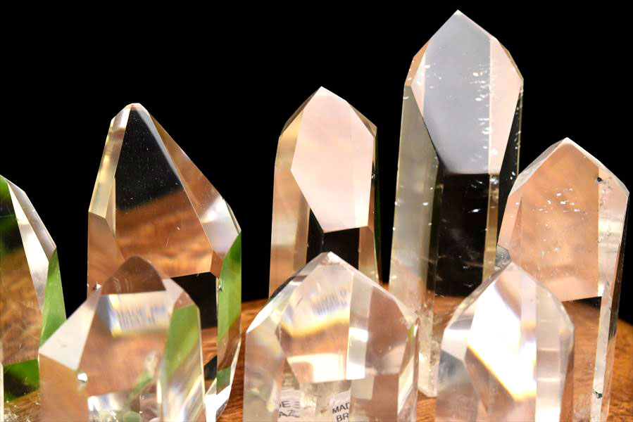 天然水晶 ポイント 六角柱｜超透明｜ポンペウ産｜水晶｜浄化｜アップ