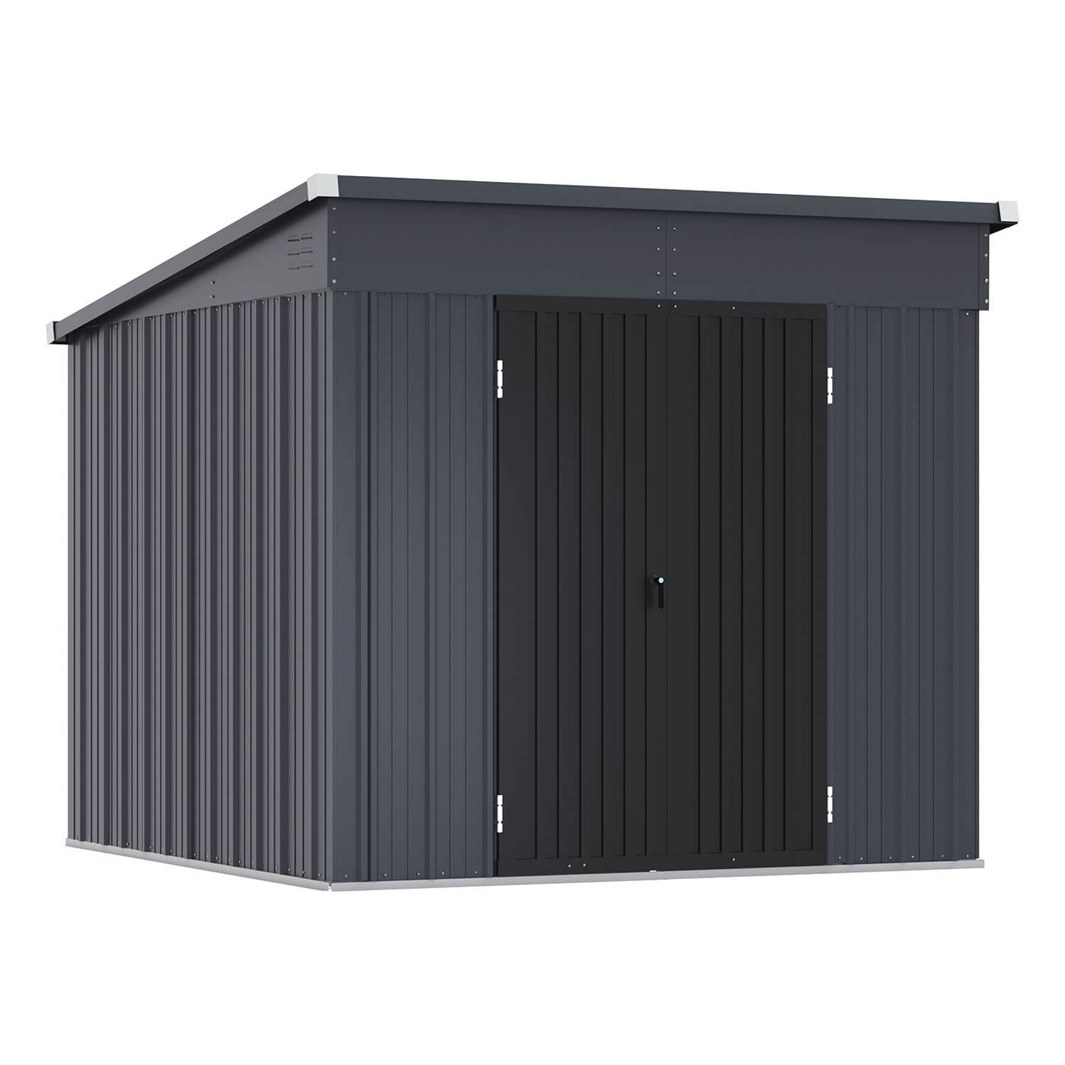 6×10 Metal Shed with Lockable Doors, Outdoor Storage Shed – Veikous