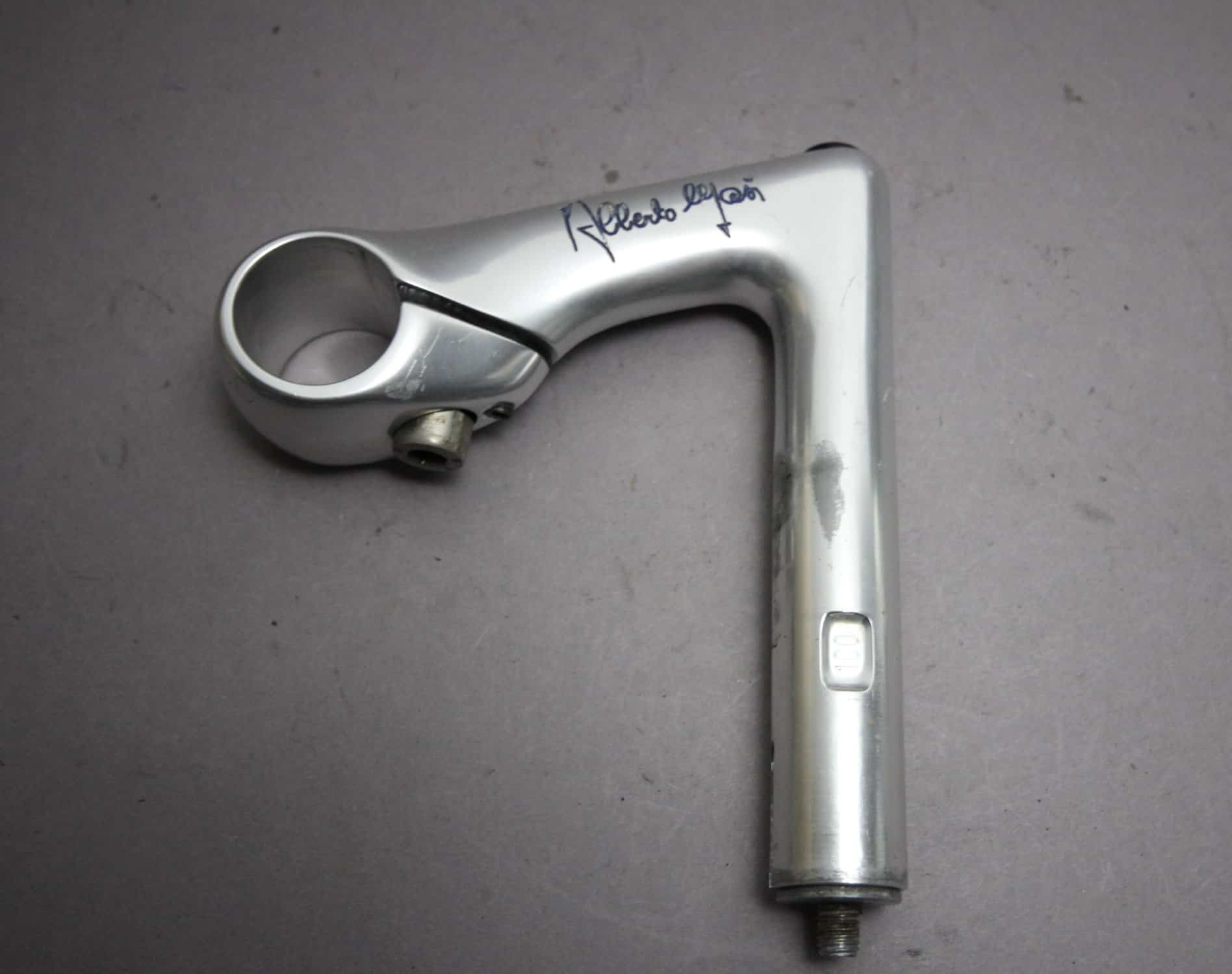 3ttt Record Stem / 100 mm / Silver / Alberto Masi - velowizard.com