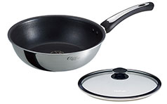 オリビア ウォックパン 26cm + ガラス蓋 セット | ビタクラフト