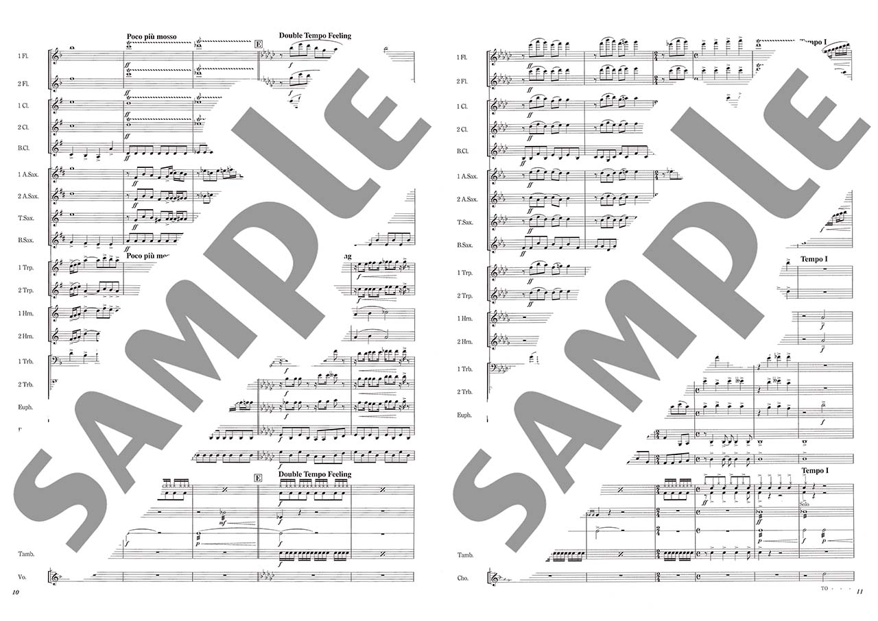 ヤマハ】New Sounds in BRASS バンドとコーラスのためのTomorrow (小