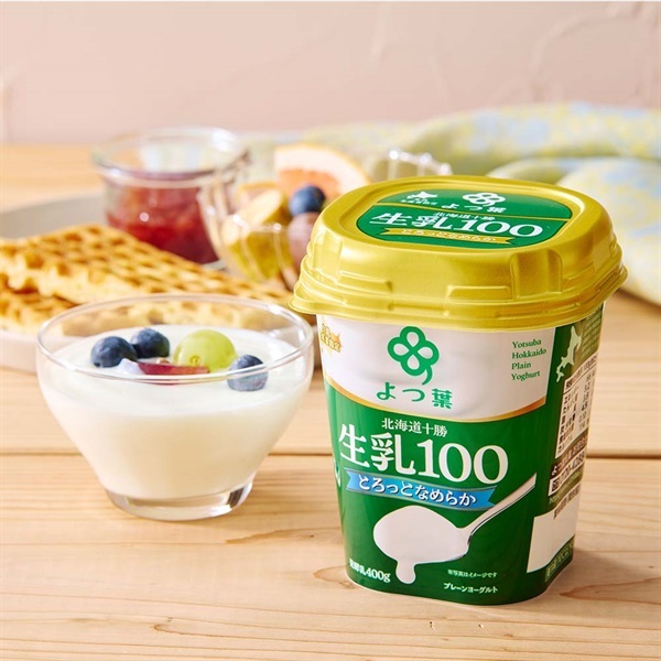 よつ葉北海道十勝生乳100 プレーンヨーグルト とろっとなめらか