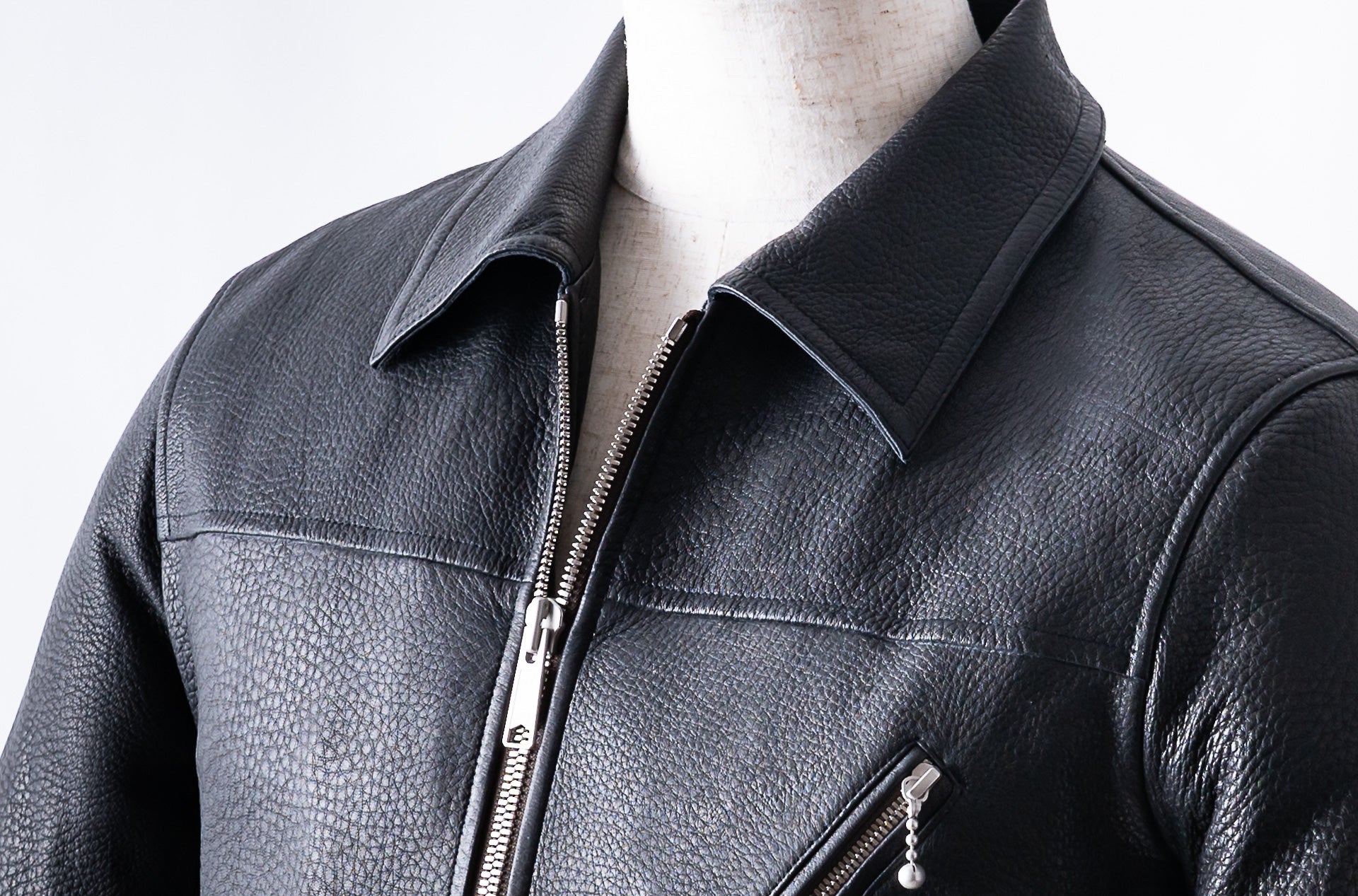 エゾシカレザー ライダースジャケット YDL-02 – Yuku Deer Leather Wears