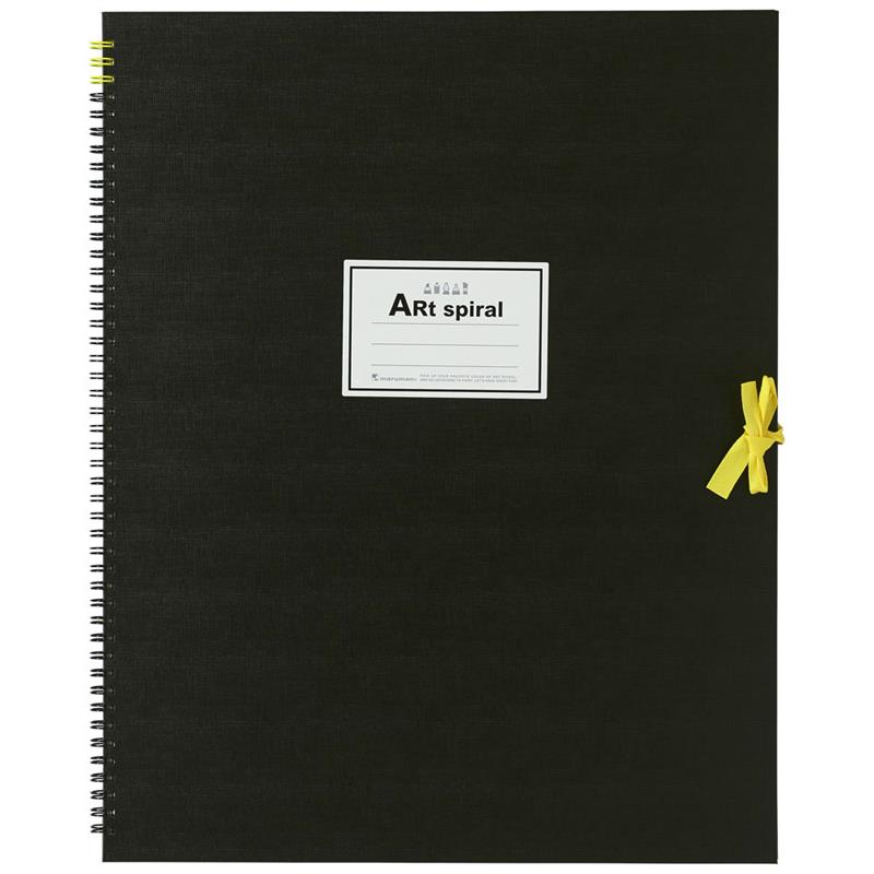 アートスパイラル スケッチブック F6 ブラック | ゆめ画材
