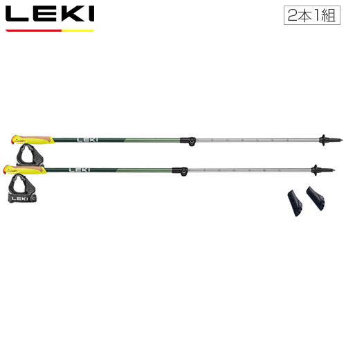 LEKI ノルディックウォーク スキー ストック 調整可能 90-120cm 楽天