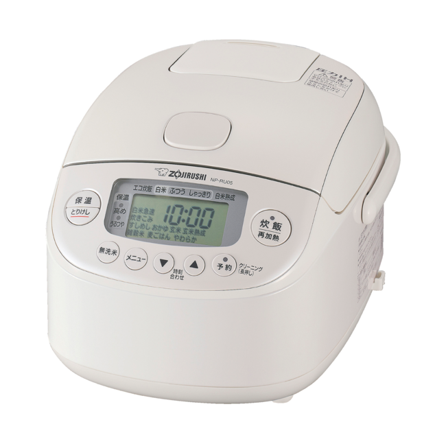 小容量圧力IH炊飯ジャー NP-RU05 WA（ホワイト） | 象印マホービン公式
