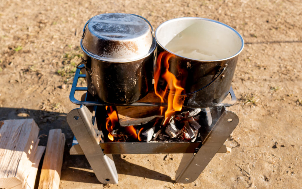 焚き火台 COOKING FIRE PIT SOLO | YOKA＜ヨカ＞ ゆったりと時間を