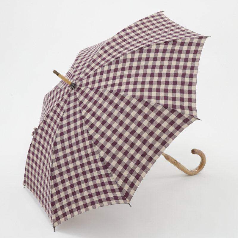 レディース レトロギンガムチェック 晴雨兼用傘 傘もよう | よろずを
