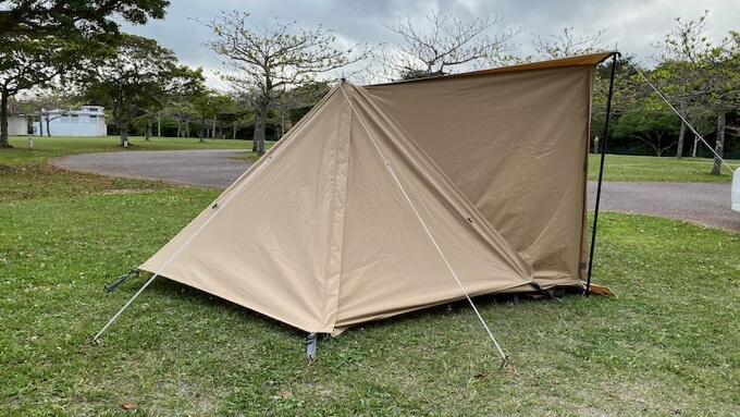 ソロベースEX用 フロントウォール｜バンドックのパップテント専用前幕