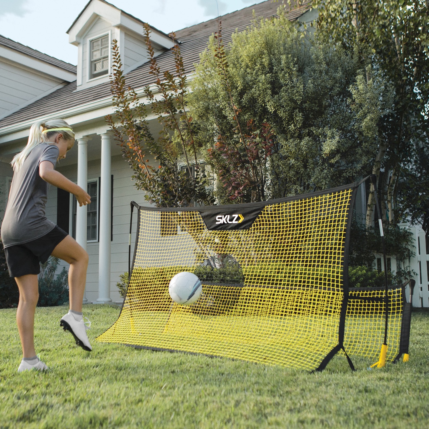 サッカー トレーニングネット クイックスター サッカートレーナー