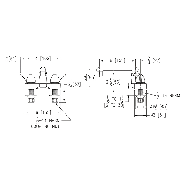 Z812F3-XL - Centerset with 6