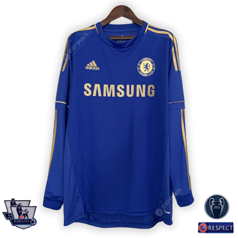 CAMISA CHELSEA RETRÔ 12/13 I MANGA LONGA - MASCULINA