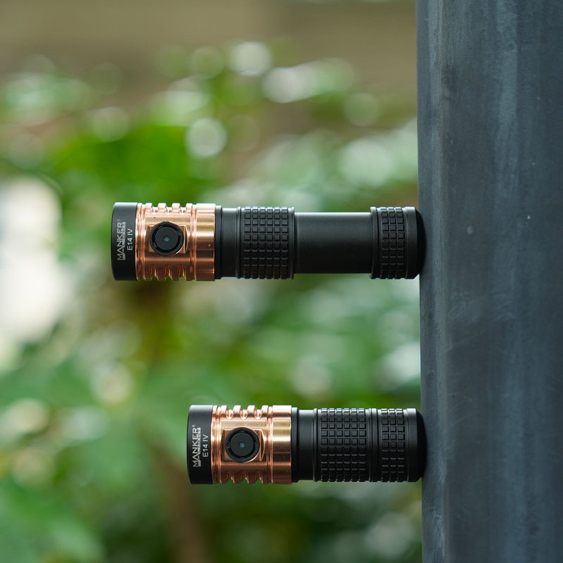 Manker-LEDフラッドライトソース、e14 iv、4ライトソース、4000