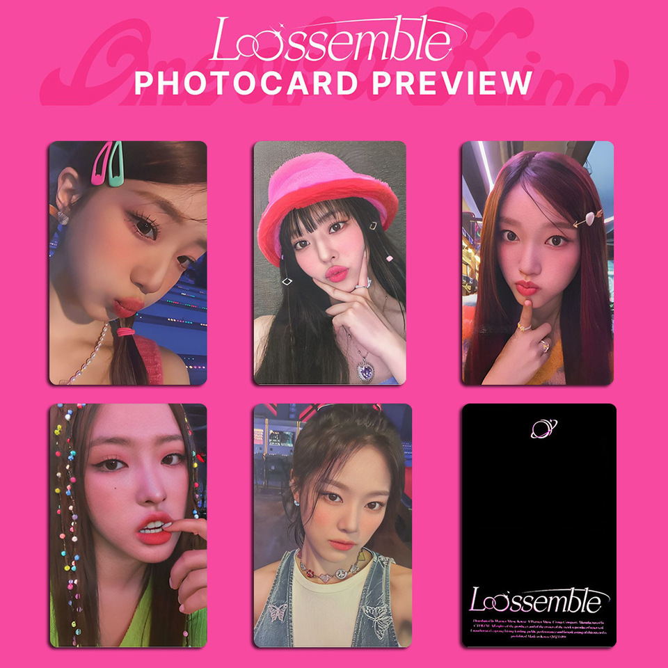 5/15Pcs/Set Kpop Loossemble One of a Kind Album Photocards ViVi